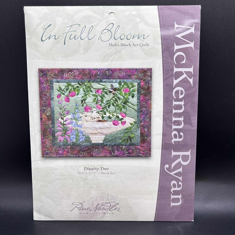 McKenna Ryan In Full Bloom “Dippity Duo” Block 5 Applique Quilt Sewing Pattern